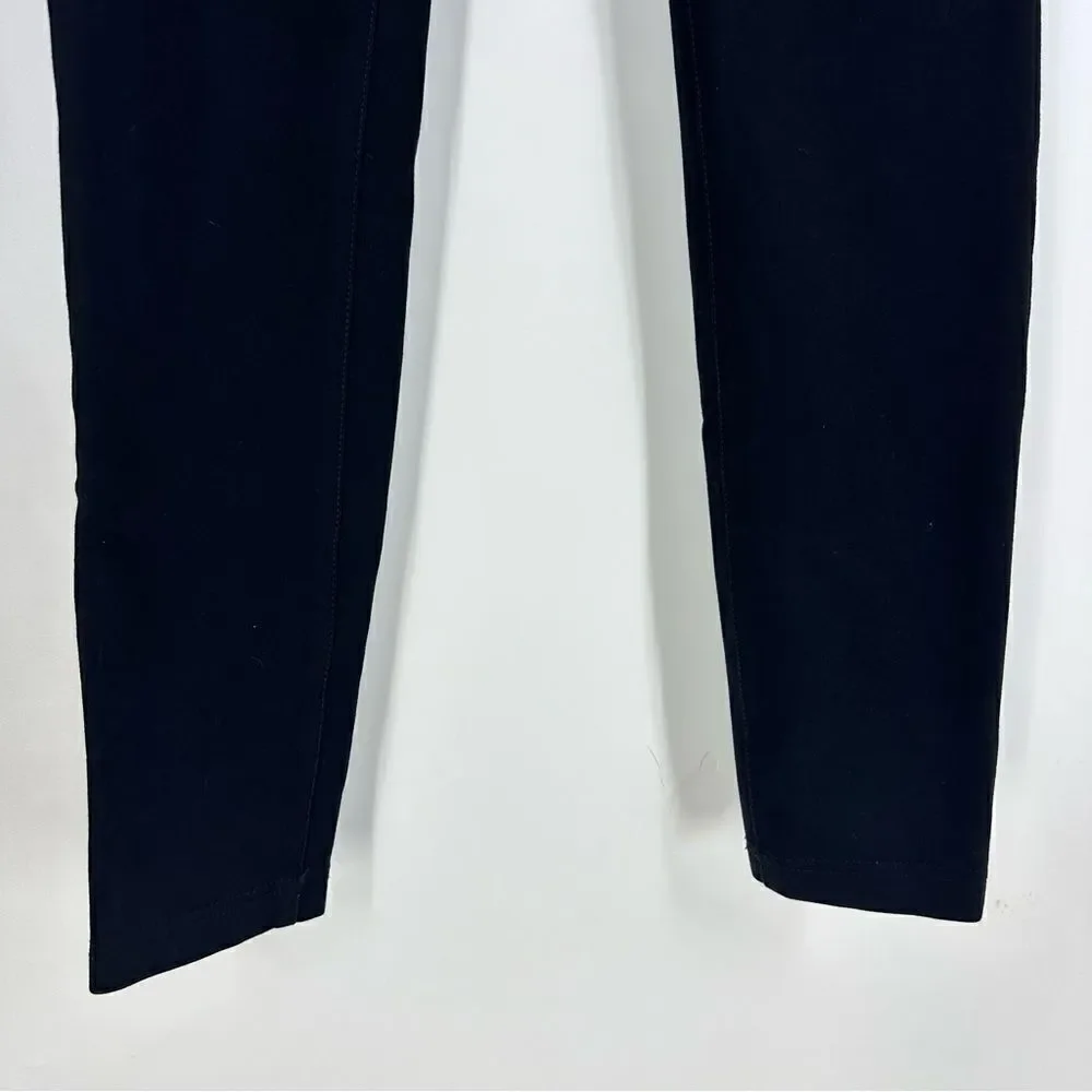 KUT FROM THE KLOTH Mia Ankle Skinny Pants Ponte Knit High Rise Black Sz 4